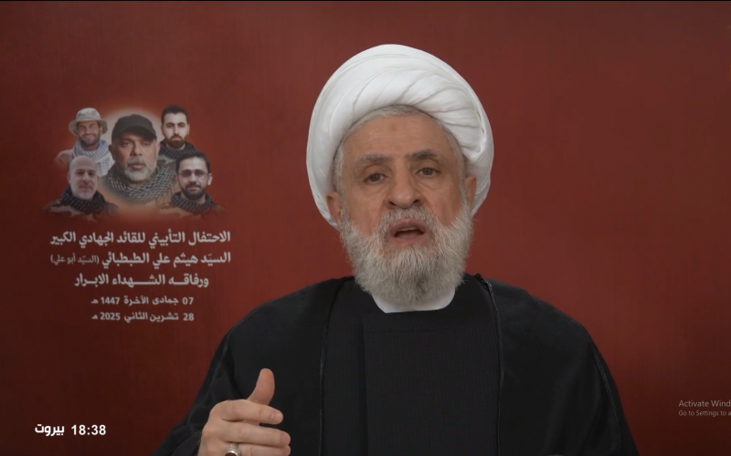 "المقاومة ولادة"... قاسم في تأبين الطبطبائي: كان الهدف إسرائيل ضرب المعنويات