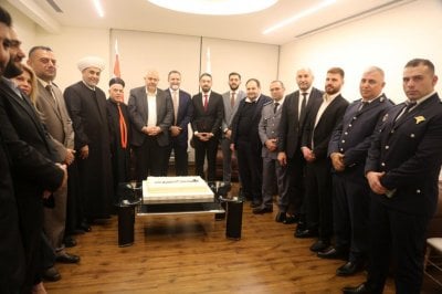 صليبا خلال افتتاح مكتب جديد لـ