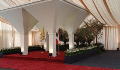 من داخل المطار… مشاهد توثّق استقبال البابا لاوون الرابع عشر