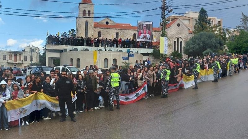 "على قدر المسؤولية"... رسالة ثناء إلى قوى الأمن على جهودهم خلال زيارة البابا