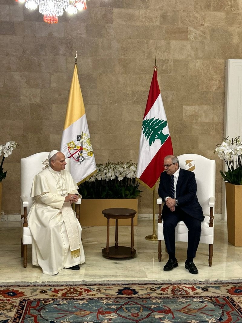 "زيارة تضامن معنا"... سلام: لمست من البابا حرصًا على وحدة لبنان