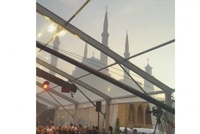 تزامن روحاني مدهش في ساحة الشهداء: صوت جامع الأمين يرافق الحوار المسكوني (فيديو)