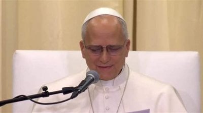 من مستشفى راهبات دير الصليب… البابا لاوون: أنتم في قلبي وصلاتي (فيديو)