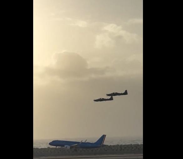 تحيّة جوية للبابا… فيديو لمرافقة الجيش يُنشر رسميًا