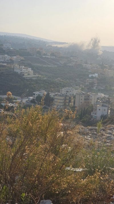 بعد الإنذارات... غارات إسرائيلية على محرونة وجباع (فيديو)