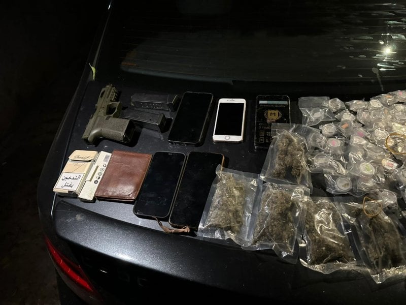 بالصور: ليلة صاخبة في المريجة… كمين "استقصائي" يُسقط مروّجين تحت النار