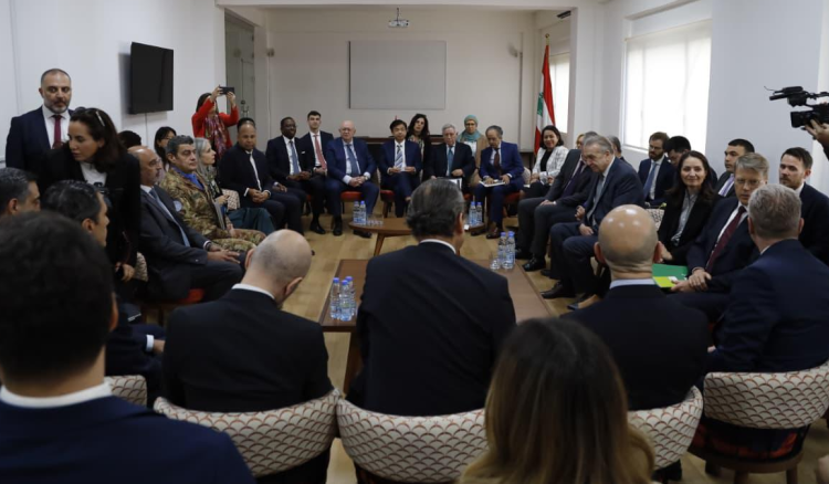 رجّي لوفد مجلس الأمن: قرار الحكومة بحصر السلاح لا يهدف إلى إرضاء أي طرف خارجي