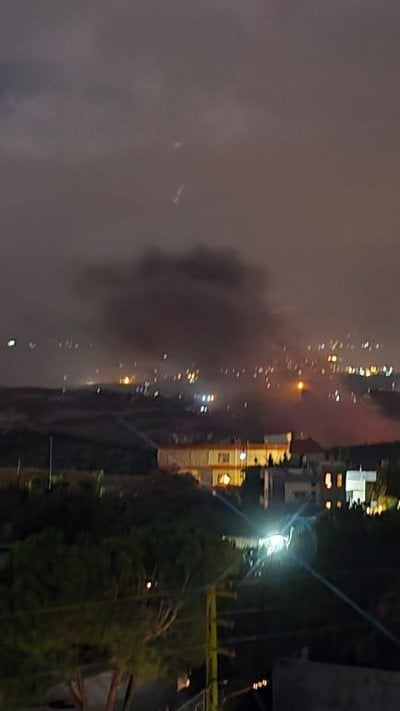 سلسلة غارات ليلية جنوبًا... الجيش الإسرائيلي يزعم إستهداف مواقع لـ 