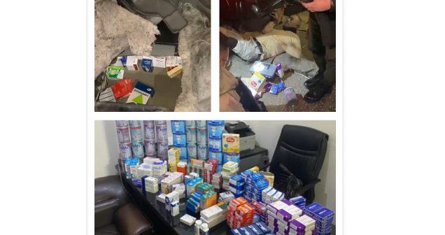 محاولة تهريب في شتورا… الجمارك تضبط أدوية مخفية داخل آلية