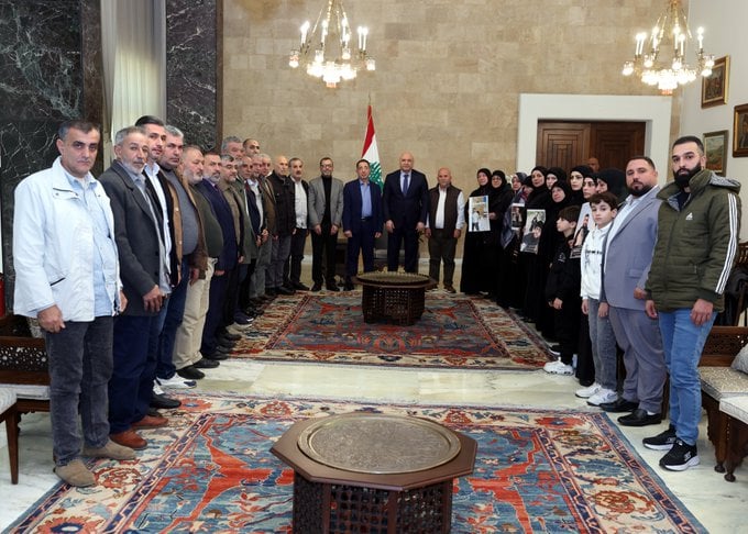 عون عن قضية الأسرى: لن نتراجع حتى كشف مصيرهم