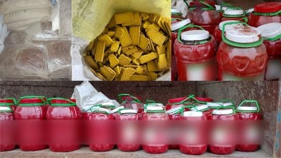 مواد منتهية الصلاحية وآلة تزوير… 