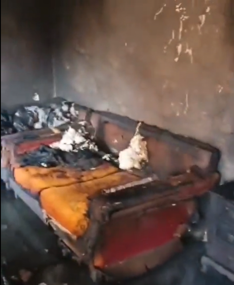 حريق مفاجئ في برج حمود… مسنّة تفارق الحياة وإنقاذ ابنتها (فيديو)