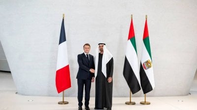 لقاء إماراتي–فرنسي في أبوظبي… محمد بن زايد يستقبل ماكرون