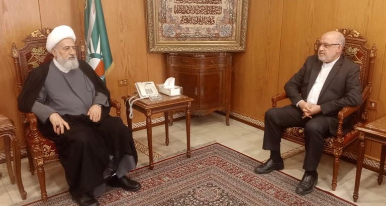 في الحازمية… الخطيب يبحث الأوضاع مع السفير الإيراني