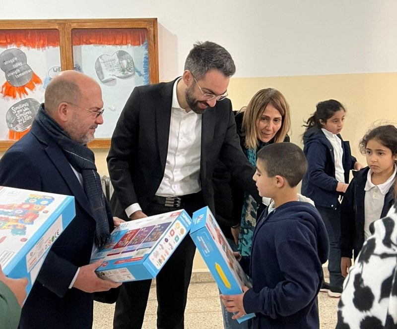 صليبا زار بيت اليتيم الدرزي وشارك في فعاليات جمعية الشبيبة المسيحية للخدمة (صور)