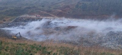 حريق مكب سرار 