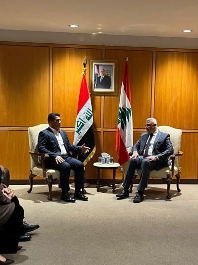 حاملاً رسالة إلى عون والحكومة... وفدٌ عراقي رفيع في بيروت