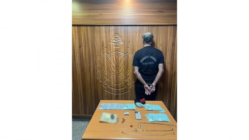 أكثر من 20 عملية سرقة… "الامن" يوقف سارق سيارات في بيروت وجبل لبنان