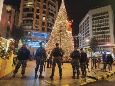 تدابير أمنية مشدّدة... عناصر أمن الدولة تواكب احتفالات الميلاد (صور)