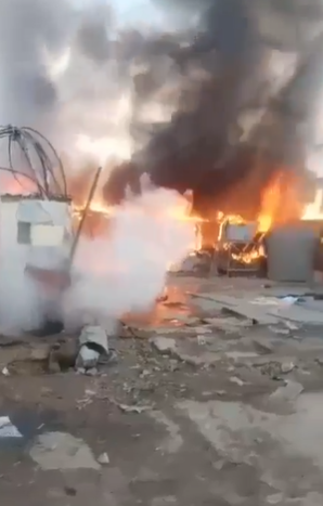 حريق كبير يطال خيم نازحين في زحلة… والدفاع المدني يتدخّل (فيديو)