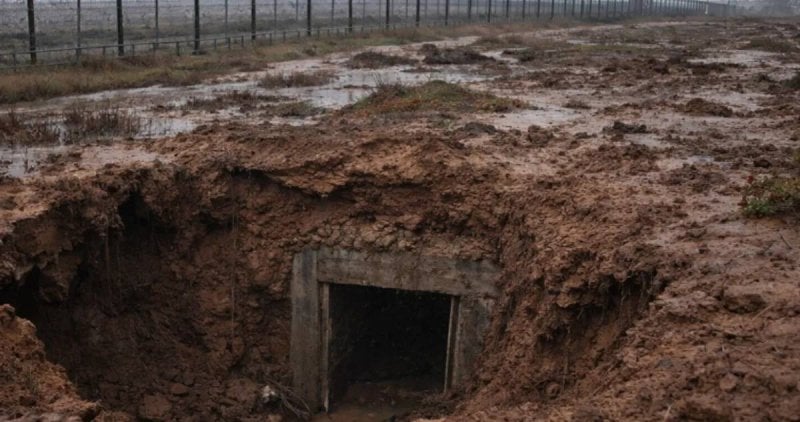 بعد أمطار غزيرة… كشف نفق تابع لحماس قرب الحدود الإسرائيلية