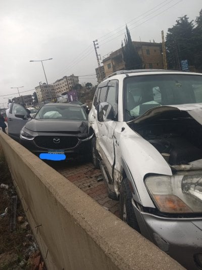 تصادم قوي على طريق صوفر… ومفرزة سير بعبدا تتدخل (صور)