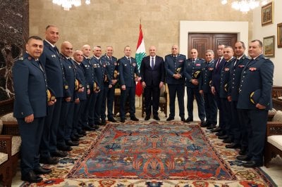 عون يلتقي وفودًا من الأجهزة الأمنية... التاريخ سيشهد أنّكم أنقذتم لبنان (صور)