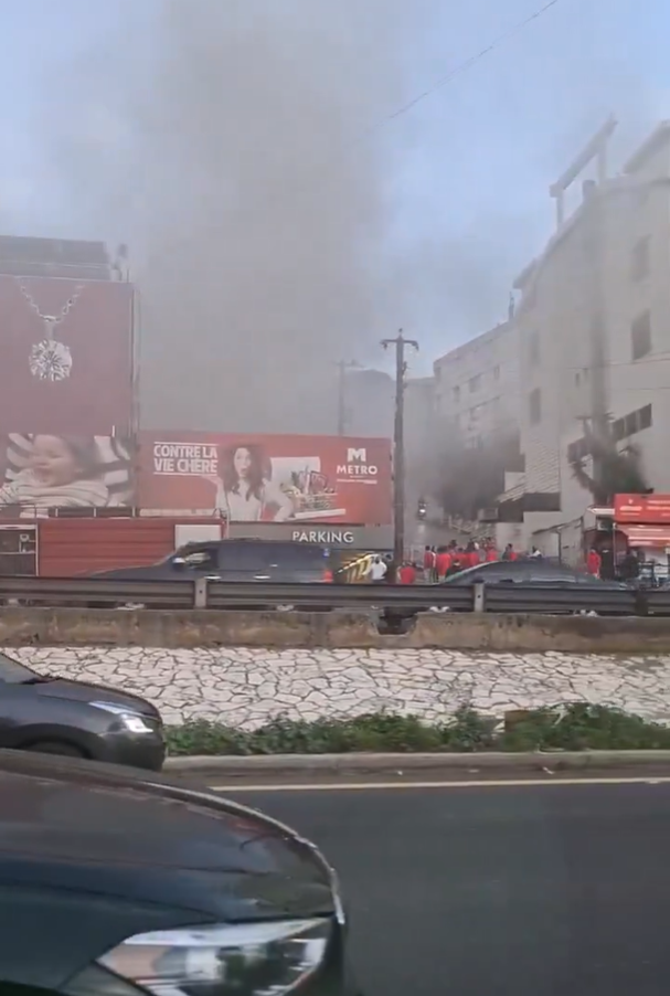 بالفيديو: حريق كبير في جونية