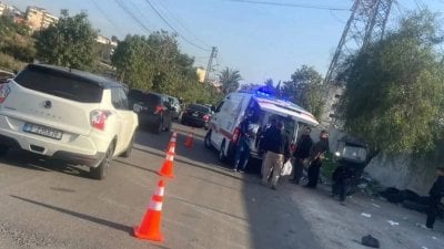 حادث سير في صيدا… وإصابة سائق الدراجة النارية