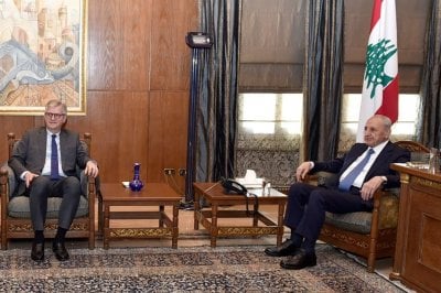 بين اليرزة وعين التينة… لاكروا يواصل جولته في بيروت