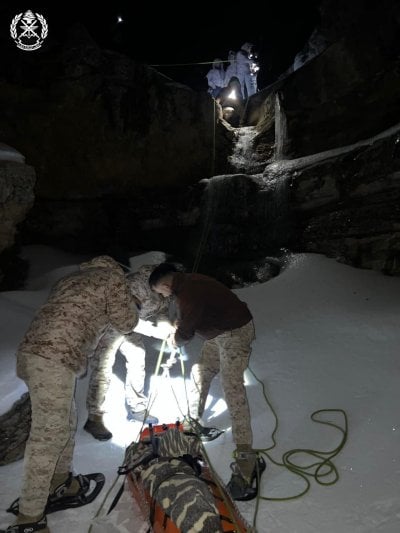 سقوط متزلج في منطقة جبلية في كفردبيان… و