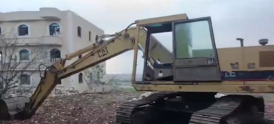 بالفيديو: مسيّرة إسرائيليّة استهدفت حفارة في ميس الجبل 