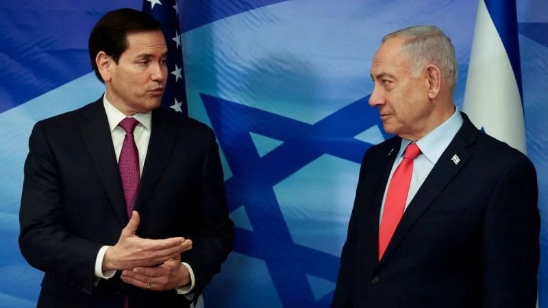 احتجاجات إيران محور اتصال روبيو ونتنياهو
