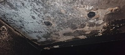 حريق في غرزوز… الدفاع المدني ينقذ عائلة من داخل منزلها