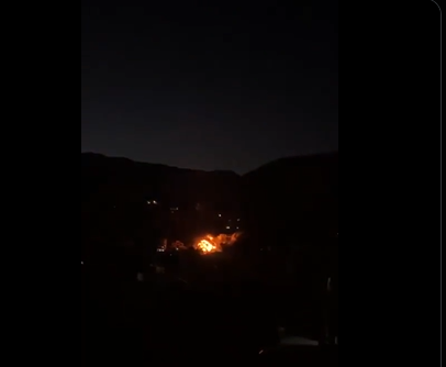 بالفيديو: لحظة استهداف مبنى في مشغرة