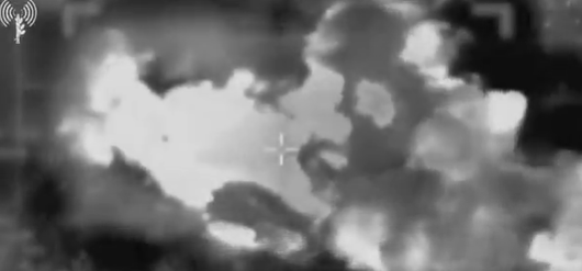 بعد الغارات… الجيش الإسرائيلي ينشر مشاهد الاستهداف (فيديو)