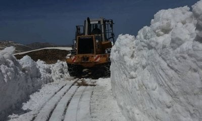 بعد ليلة صقيع قاسية... إليكم حال الطرقات الجبلية