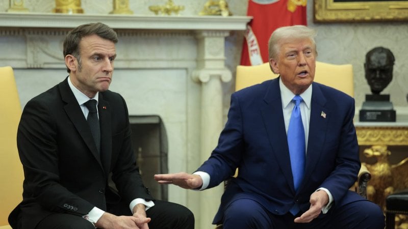 بين غزة والتجارة… ترامب يهدّد ماكرون بعقوبات جمركية