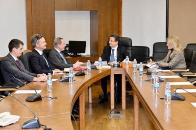 كنعان يبحث الإصلاحات المالية مع موفد ماكرون... ويشدّد على استعادة الودائع