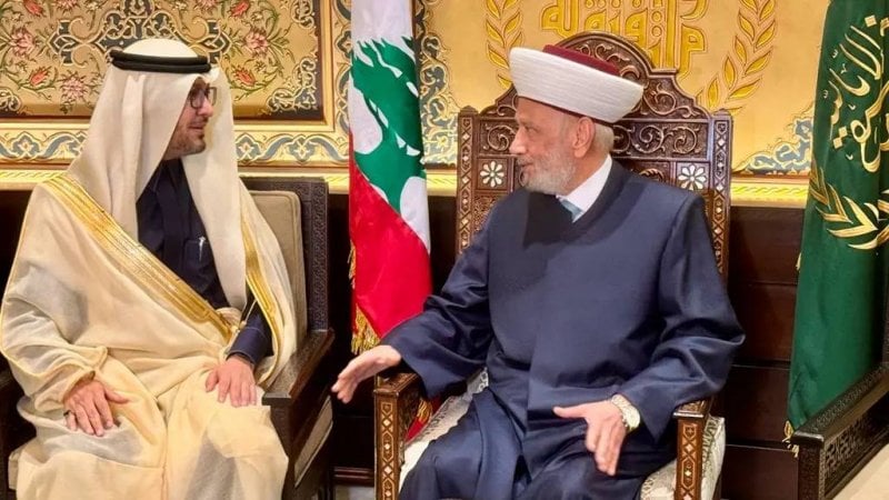 دار الفتوى تستقبل بخاري… ورسالة دعم للبنان