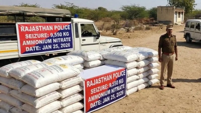 عشية مناسبة رسمية… الأمن الهندي يصادر مخزونًا هائلًا من المتفجرات (فيديو وصورة)