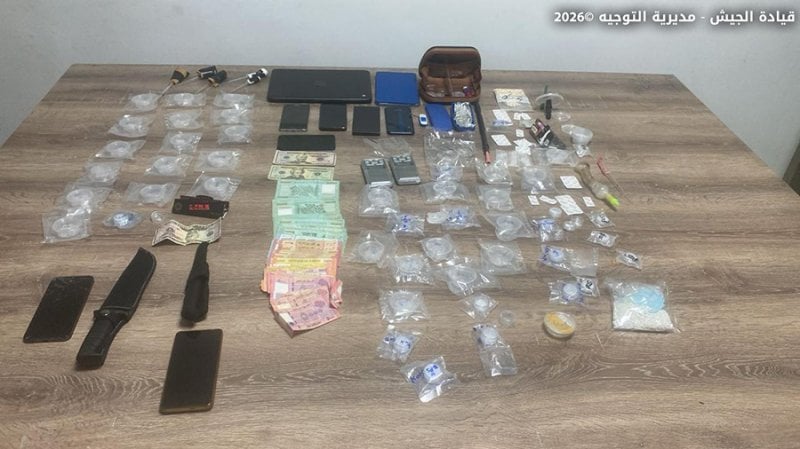 عصابة مخدرات في كسروان والمتن… "الجيش" يوقف مطلوبين خطرين