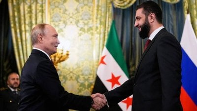 في الكرملين… بحث بين بوتين والشرع لإعادة إعمار سوريا