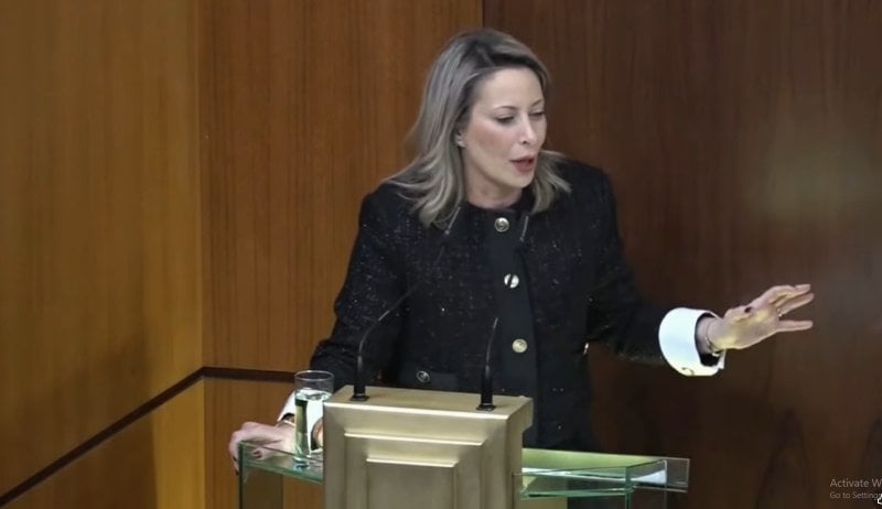 غادة أيوب تحوّر الوقائع… آلان عون يصوّب داخل الجلسة (فيديو)