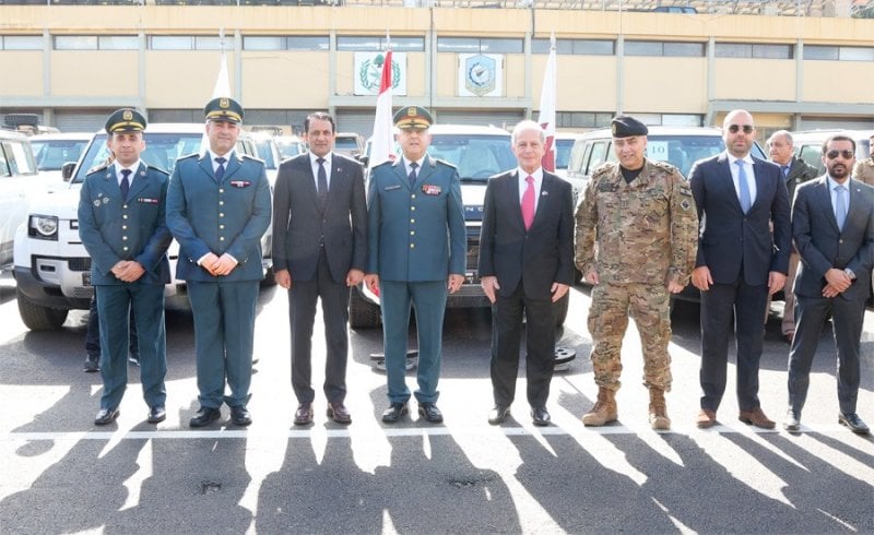 آليات جديدة للجيش… تسلّم الدفعة الأولى من الهبة القطرية (صور)