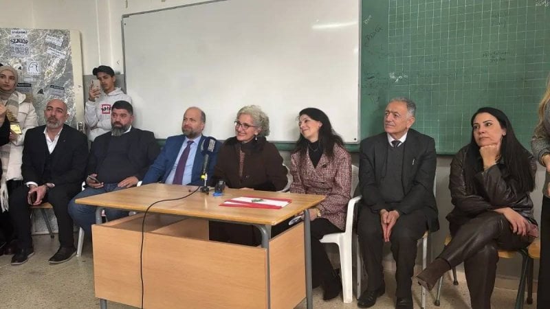 المدرسة تصمد رغم القصف… جولة تربوية لكرامي في حاصبيا