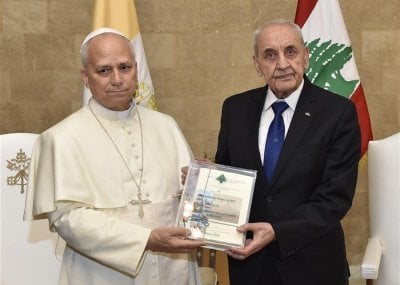 من الفاتيكان إلى عين التينة… رسالة بابوية إلى بري