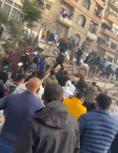 بعد حادثة القبة… انهيار مبنى جديد في طرابلس (فيديو وصورة)