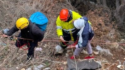 على ارتفاع 6 أمتار… الدفاع المدني ينقذ عاملة إثيوبية في ضهر الصوان