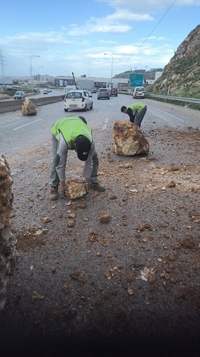 تحرّك فوري بعد الانهيار الصخري… 